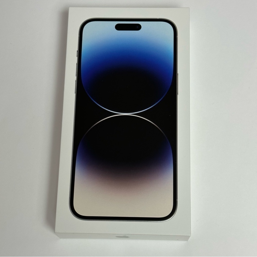 Apple iPhone 14 Pro Max "Silver" EMPTY BOX ONLY with Stickers NO PHONE BOX ONLY